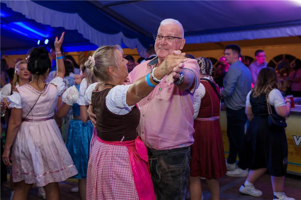 Gute Stimmung herrschte am Samstag (21.9.) beim Oktoberfest in Schermbeck.