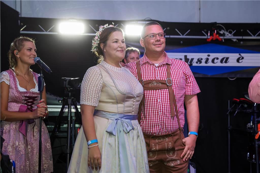 Gute Stimmung herrschte am Samstag (21.9.) beim Oktoberfest in Schermbeck.