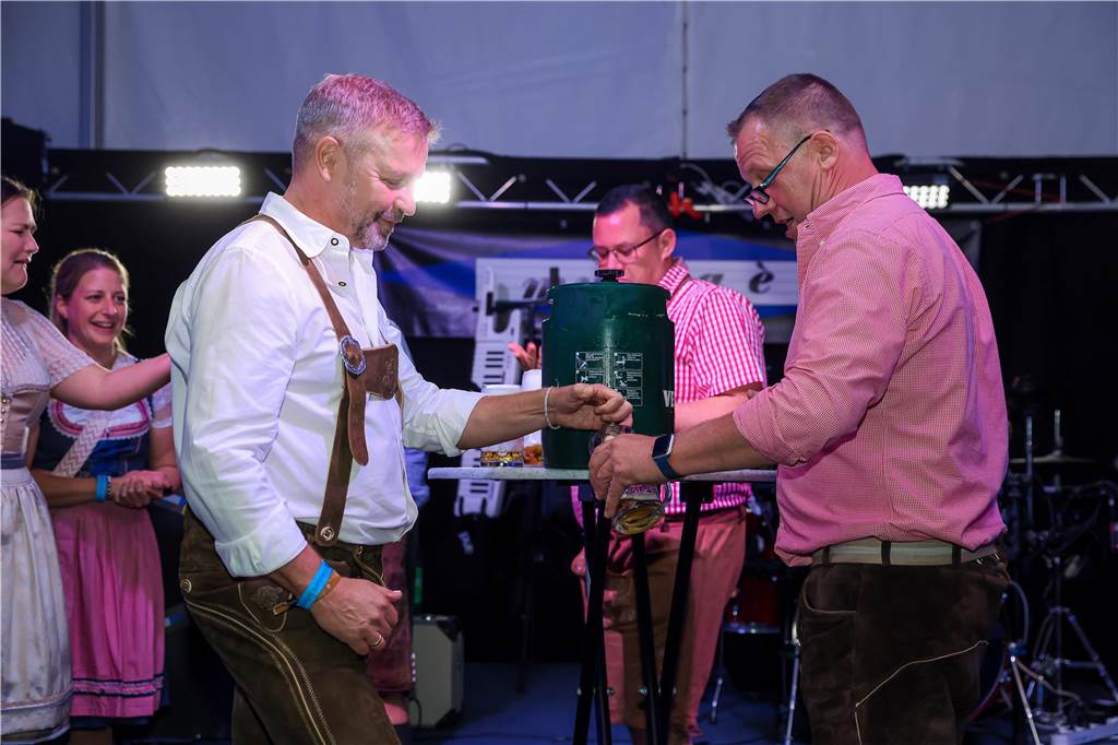 Gute Stimmung herrschte am Samstag (21.9.) beim Oktoberfest in Schermbeck.