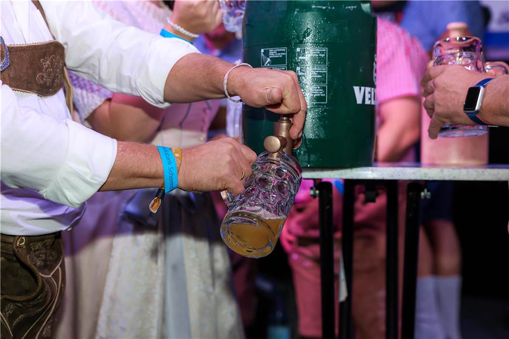 Gute Stimmung herrschte am Samstag (21.9.) beim Oktoberfest in Schermbeck.