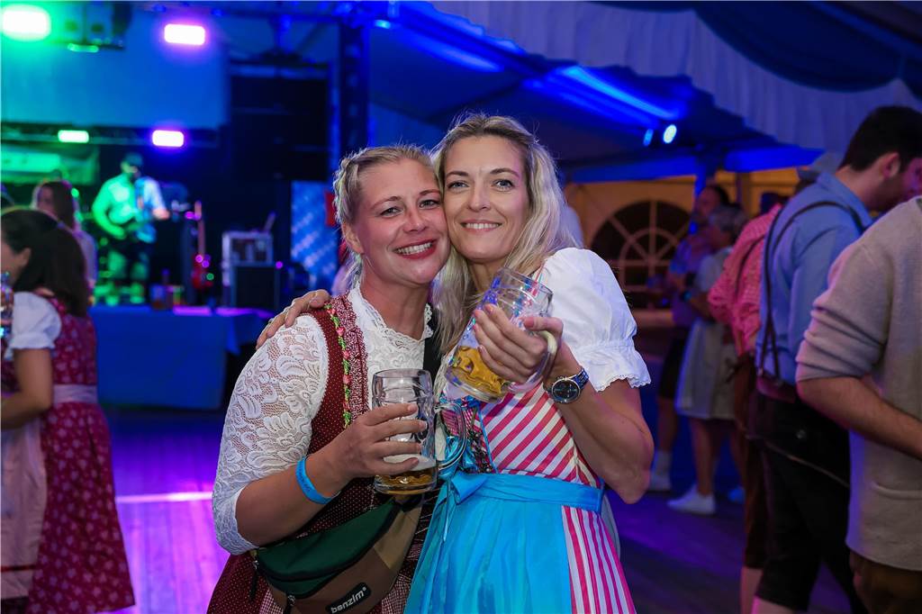 Gute Stimmung herrschte am Samstag (21.9.) beim Oktoberfest in Schermbeck.