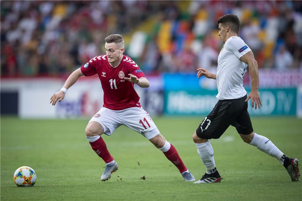 Dahoud zaubert mit dem DFB-Team - Bruun Larsen zeigt sich stark verbessert Guter Auftritt gegen Österreich: Jacob Bruun Larsen.