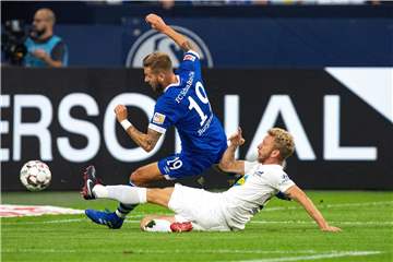 Guter Transfer: Guido Burgstaller (l.) - hier im Zweikampf mit Berlins Fabian Lustenberger - war ein Schnäppchen.