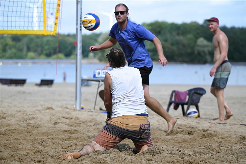 Gutes Wetter, spaßige wie hochklassige Duelle und viele motivierte Teilnehmer: Die ersten Halterner Beachvolleyball-Stadtmeisterschaften waren ein voller Erfolg.