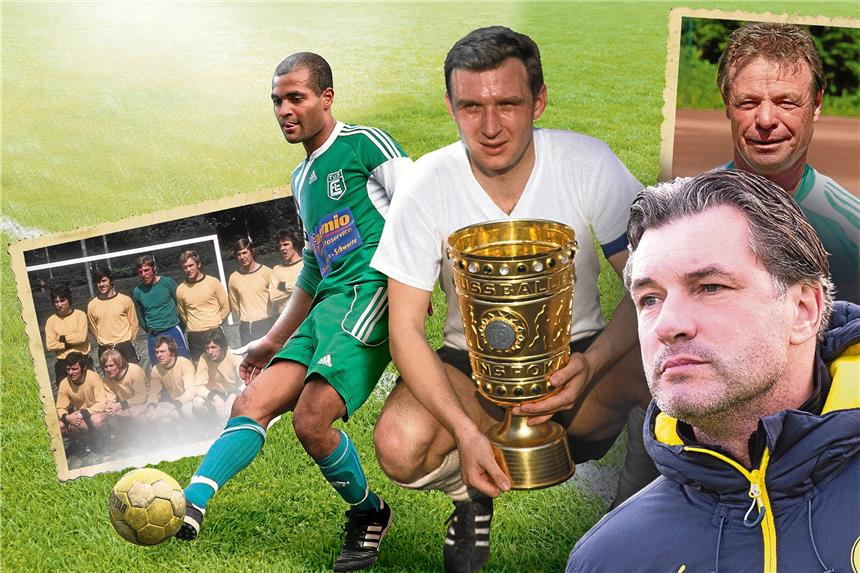 Nach den guten Zeiten ging’s ganz schnell nach unten Haben mit ihren Amateurvereinen bessere Zeiten erlebt: die Oberliga-Mannschaft von Hellweg Lütgendortmund (v.l.), Francis Bugri, Aki Schmidt, Michael Zorc und Peter Walter.