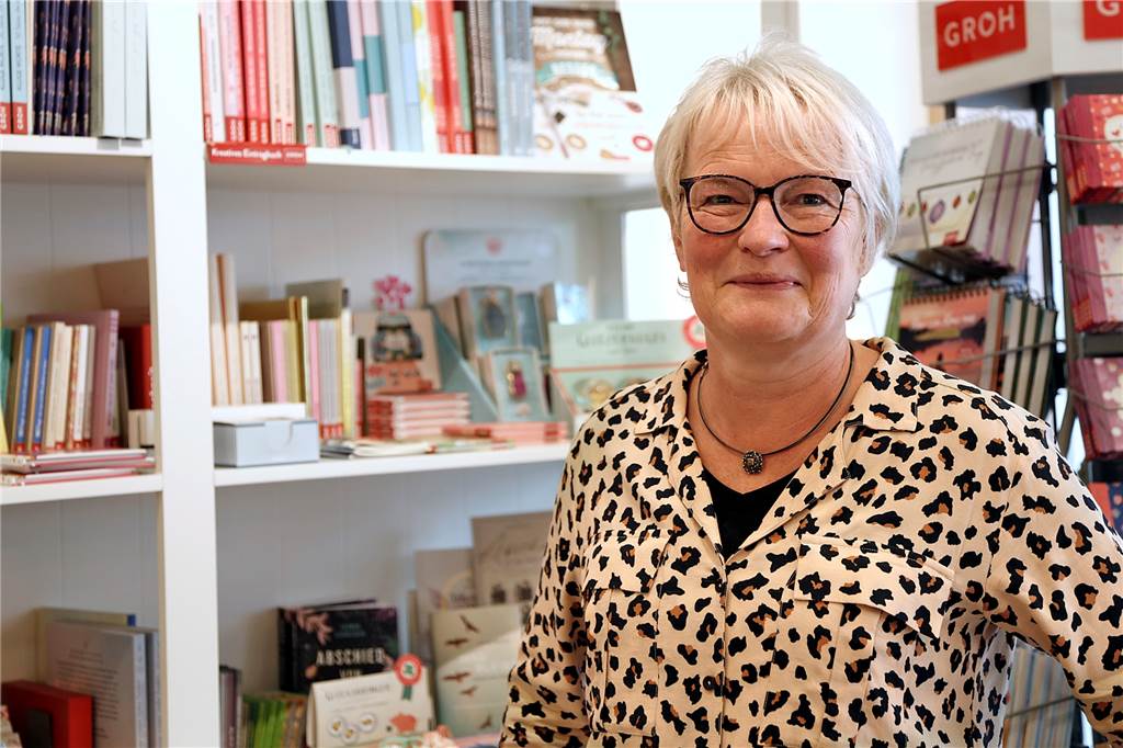 Ein Tag zu im Halterner Einzelhandel? - Geschäftsleute äußern sich Anne Heine-Hagen von der Buchhandlung Kortenkamp.