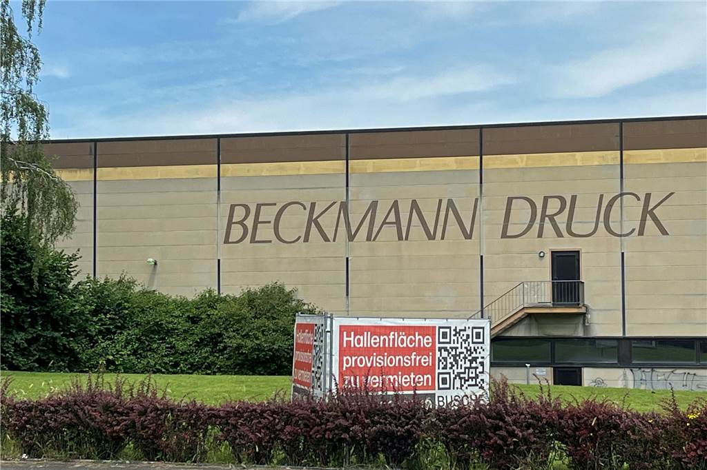 Von Azubi- bis Senioren-Wohnungen: 120 Einheiten auf Beckmann-Gelände geplant Hallenflächen sind wegen des Wohnprojektes nur kurzzeitig zu mieten.