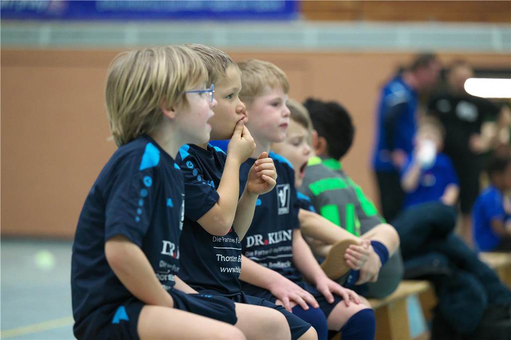 Halterns Minikicker trafen am Samstag (13. Januar) mit zahlreichen Teams in der Halle aufeinander.