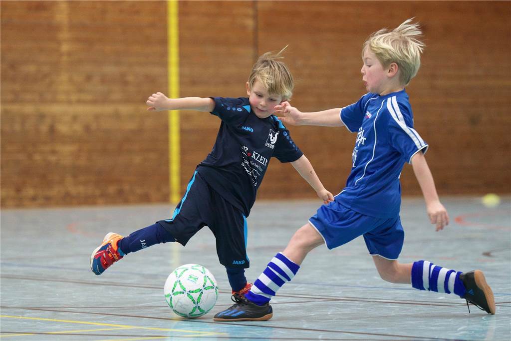Halterns Minikicker trafen am Samstag (13. Januar) mit zahlreichen Teams in der Halle aufeinander.