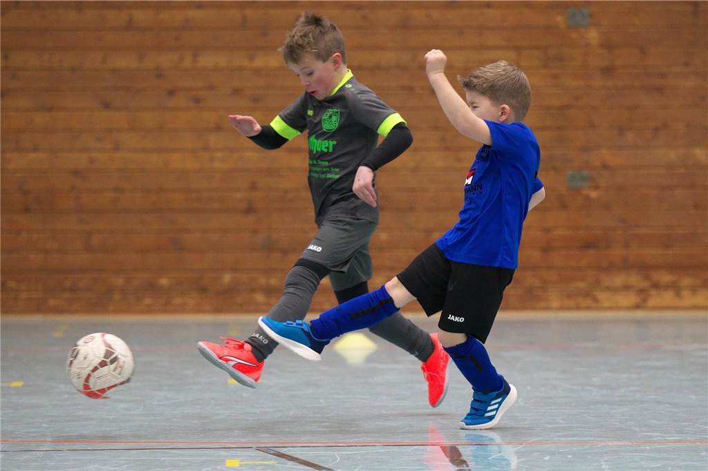 Halterns Minikicker trafen am Samstag (13. Januar) mit zahlreichen Teams in der Halle aufeinander.