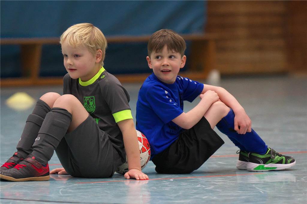 Halterns Minikicker trafen am Samstag (13. Januar) mit zahlreichen Teams in der Halle aufeinander.