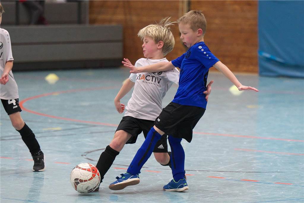 Halterns Minikicker trafen am Samstag (13. Januar) mit zahlreichen Teams in der Halle aufeinander.