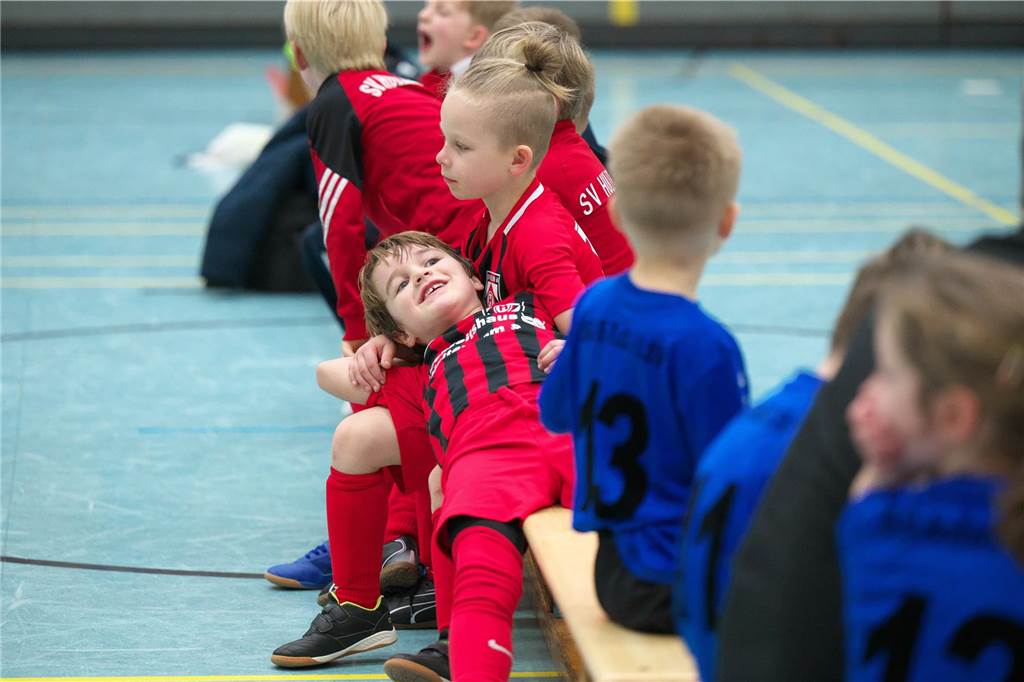 Halterns Minikicker trafen am Samstag (13. Januar) mit zahlreichen Teams in der Halle aufeinander.