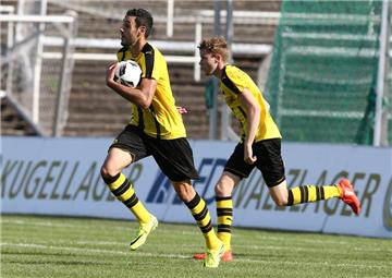 Hamadi Al Ghaddioui rettet dem BVB II mit seinem Treffer kurz vor Schluss das 2:2 gegen Düsseldorf.