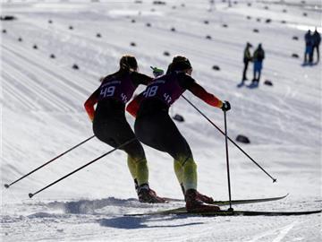 Hanna Kolb und Denise Herrmann wurden beim Teamsprint in Otepäa Vierte. Foto: Kay Nietfeld
