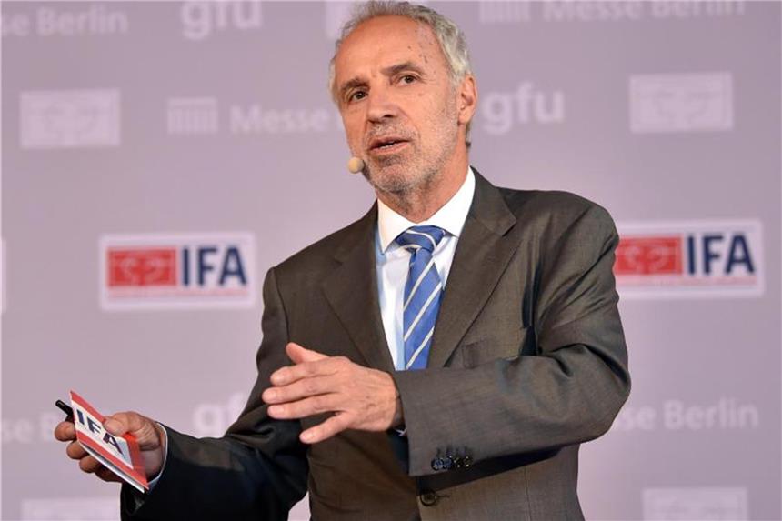Unterhaltungselektronik erwartet gutes Jahresgeschäft Hans-Joachim Kamp, Aufsichtsratsvorsitzender der gfu, erwartet ein gutes Jahresgeschäft 2018. Foto: Britta Pedersen
