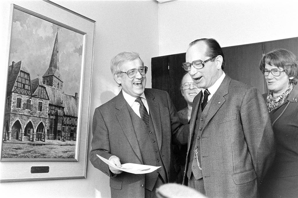 Hans-Werner Harzer (li.) hatte stets ein Lächeln auf den Lippen.