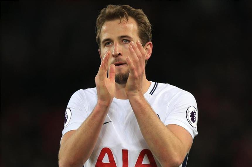 Tottenham verlängert mit Topstürmer Kane Harry Kane hat seinen Vertrag bei Tottenham Hotspur bis 2024 verlängert. Foto: Peter Byrne/PA Wire