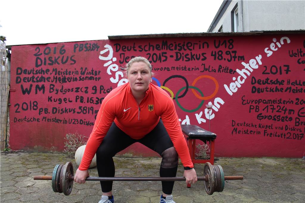 Lüner Sportlerin richtet alles auf Olympia 2021 in Tokio aus Hat ambitionierte Ziele und trainiert dafür fleißig: Julia Ritter.