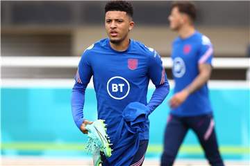 Hat bei der EM noch keine Minute gespielt: BVB-Profi Jadon Sancho.