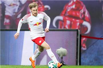 Hat bei europäischen Topclubs Begehrlichkeiten geweckt: RB-Spielmacher Emil Forsberg Foto: Jan Woitas