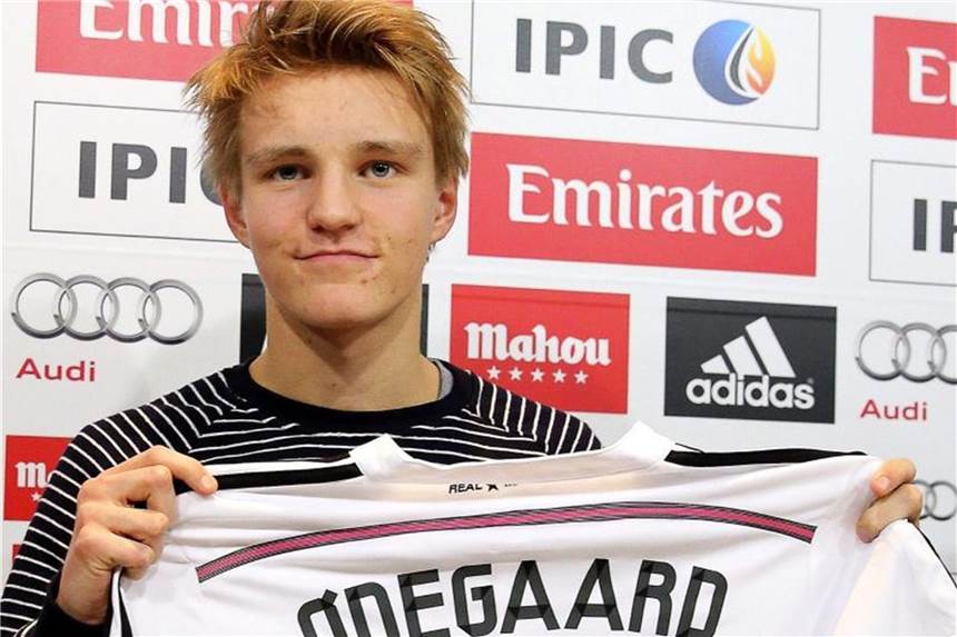 Real Madrid verleiht Norweger Ödegaard nach Arnheim Hat den Durchbruch bei Real Madrid nicht geschafft und wird verliehen: Martin Ödegaard. Foto: Ballesteros/EFE