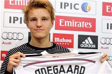 Hat den Durchbruch bei Real Madrid nicht geschafft und wird verliehen: Martin Ödegaard. Foto: Ballesteros/EFE