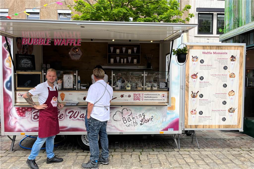 Hat einen an der Waffel: Der Waffel-Stand „Waffle Moments“