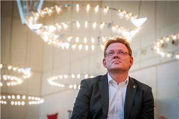 Hat nach der Wahl einen persönlichen Brief an die CDU-Mitglieder in Dortmund geschrieben: Ex-OB-Kandidat Dr. Andreas Hollstein – hier am Stichwahl-Abend im Rathaus.