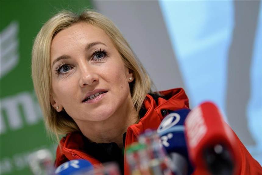 Paarlauf-Star Savchenko: „Gedanke an ein Comeback ist da“ Hat Olympia 2022 in Peking im Blick: Paarlauf-Olympiasiegerin Aljona Savchenko. Foto: Matthias Balk