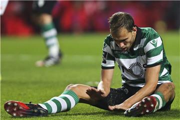 Hat seinen Vertrag bei Sporting Lissabon fristlos gekündigt: Ex-Bundesliga-Profi Bas Dost. Foto: Miguel A. Lopes/LUSA/