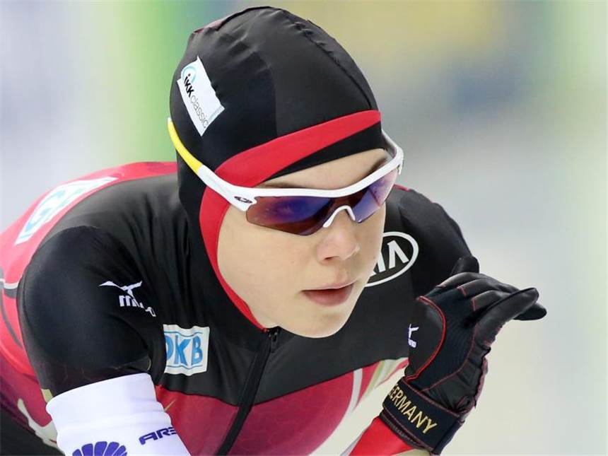 Deutsche Eisschnellläufer enttäuschen - Sablikova vor Wüst Hatte sich bei ihrem EM-Debüt bestimmt mehr erhofft: Leia Behlau. Foto: Tatyana Zenkovich