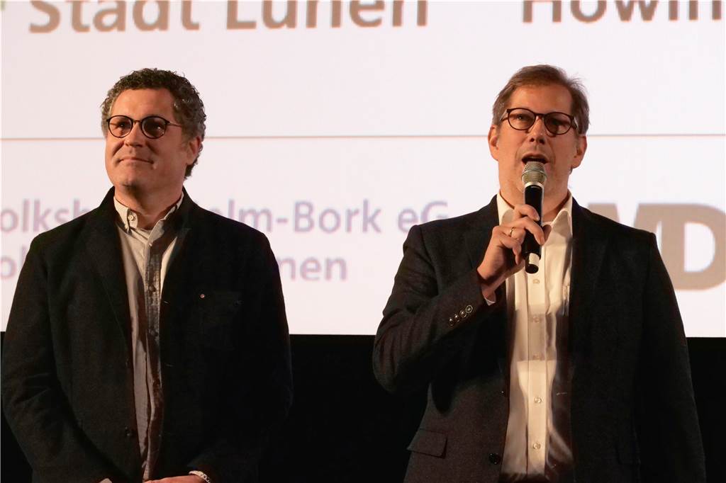 Lüner Rotarier laden ukrainische Geflüchtete ins Kino ein Hatten die Idee zum Kinovormittag für die Geflüchteten aus der Ukraine: Björn Schreiter (r.) und Benjamin Müller vom Rotary-Club Lünen-Werne.