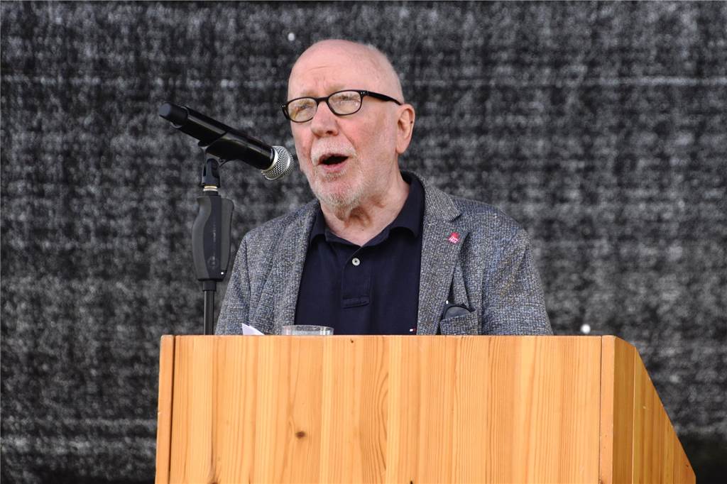 Hauptredner Wolfram Kuschke warb leidenschaftlich für den europäischen Zusammenhalt.