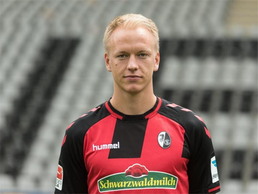 Stürmer Nielsen wechselt von Freiburg nach Düsseldorf Havard Nielsen kommt aus Freiburg nach Düsseldorf. Foto: Patrick Seeger