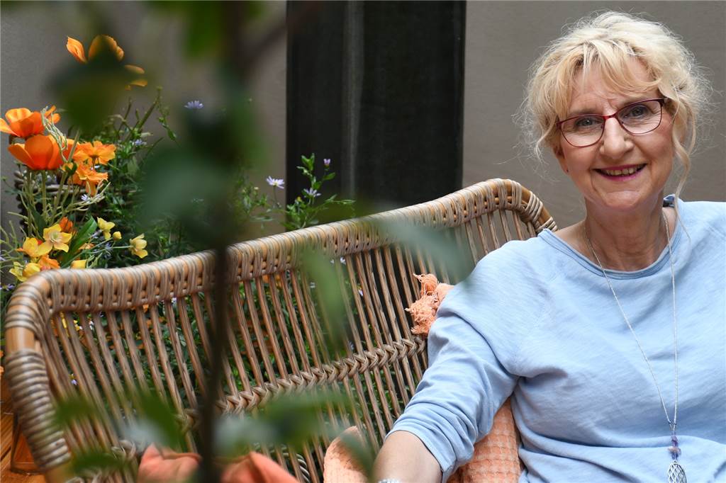 Eine Oase der Entspannung: Ein Meditationsgang im Garten Heidemarie Göke liebt es, Dinge zu gestalten. Das gilt auch für ihren Garten.