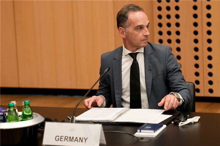 Afghanistan-Debakel: Mehrheit will Konsequenzen für Maas Heiko Maas nimmt am Treffen der EU-Außenminister im Kongresszentrum Brdo teil.
