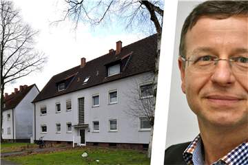 Heinrich Moch ist der Technische Leiter der Wohnungsbaugenossenschaft Lünen (WBG), die an der Bebelstraße neue Wohnhäuser bauen möchte.