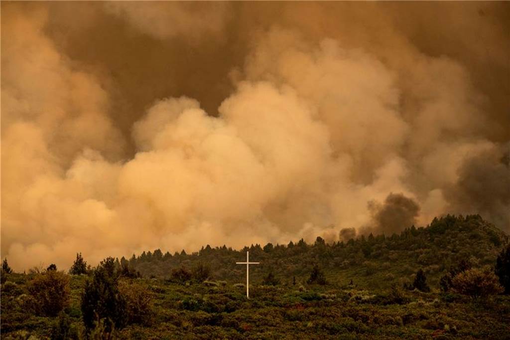 Temperaturen bis 50 Grad: Mega-Hitze und Feuer in Nordamerika Heißes und trockenes Wetter mit heftigen Winden verschärfte auch in Kalifornien die Feuerlage.