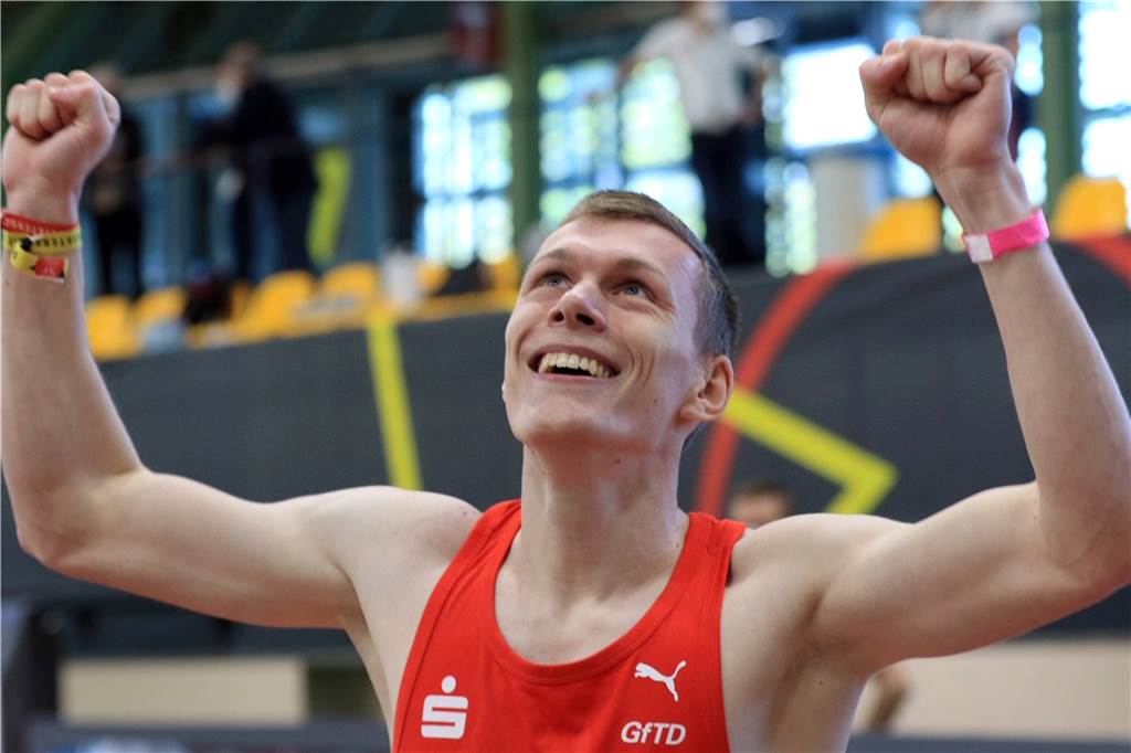 Zwei Dortmunder sind die besten Athleten in ganz Deutschland Henrik Krause gewann völlig überraschend den Titel über 400 Meter.