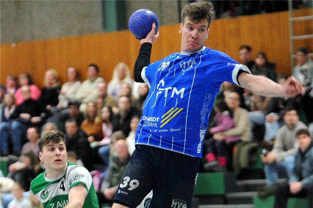 hve gegen recklinghausen Ein Spieler der HVE Villigst-Ergste beim Wurf.