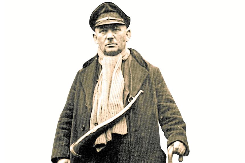 Nachtwächter erhellt Stadtlohns Stadtgeschichte Hermann Demes war bis 1923 in der Stadt als Nachtwächter unterwegs.