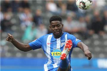 Hertha BSC muss für längere Zeit auf Verteidiger Jordan Torunarigha verzichten. Foto: Jörg Carstensen