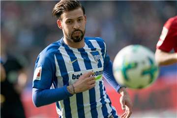 Hertha-Profi Marvin Plattenhardt muss wegen einer Verletzung im Adduktorenbereich pausieren. Foto: Ralf Hirschberger