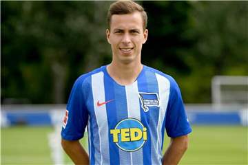 Herthas Maximilian Pronitschew wechselt für eine Saison auf Leihbasis nach Aue. Foto: Britta Pedersen