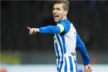 Herthas Peter Pekarik hat seinen Vertrag vorzeitig verlängert. Foto: Soeren Stache