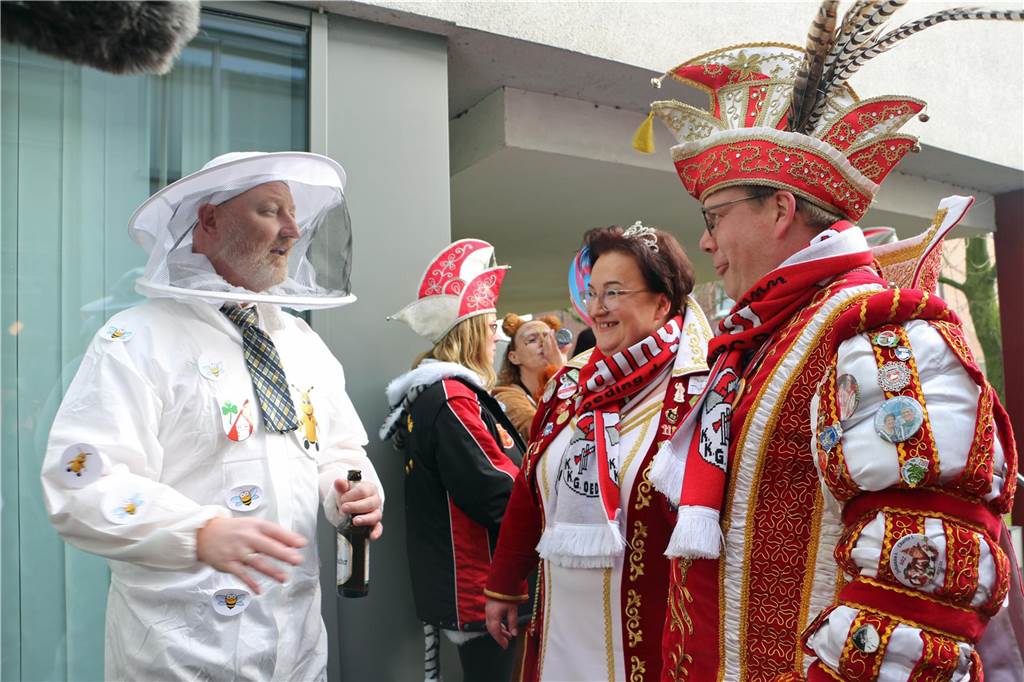 Herzlich willkommen hieß Markus Lask auch das Oedinger Prinzenpaar.