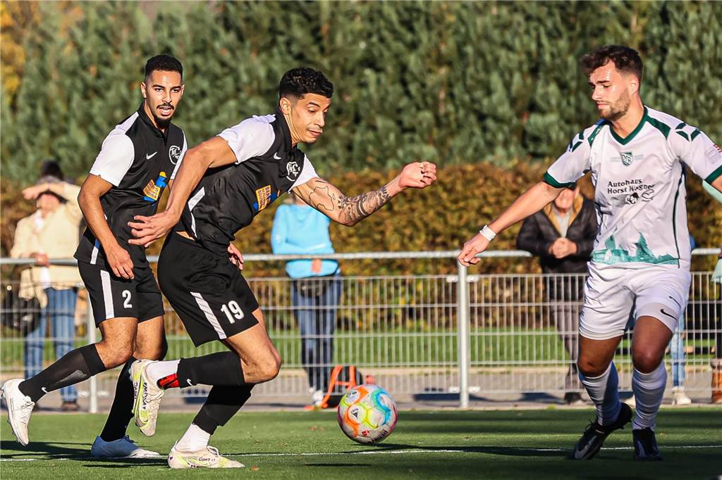 Sölde und Hannibal liefern sich rasantes Duell: Platzverweise und Ausgleich kurz vor Schluss Heute der beste Spieler auf dem Platz: Mhammed Jabri (M.) war kaum zu stoppen.