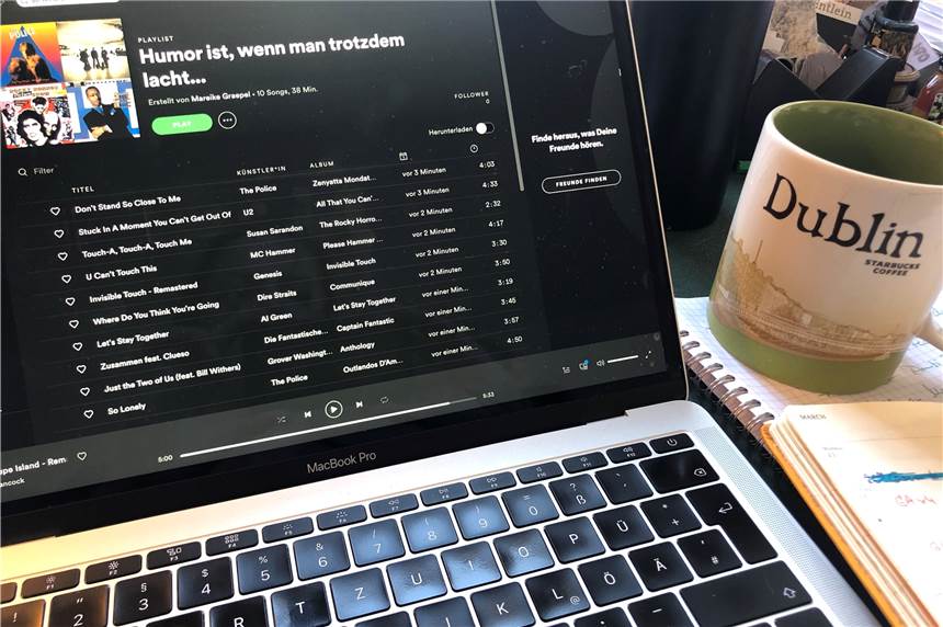 Hier ein Blick auf unsere nicht ganz ernstzunehmende Quarantäne-Playlist.