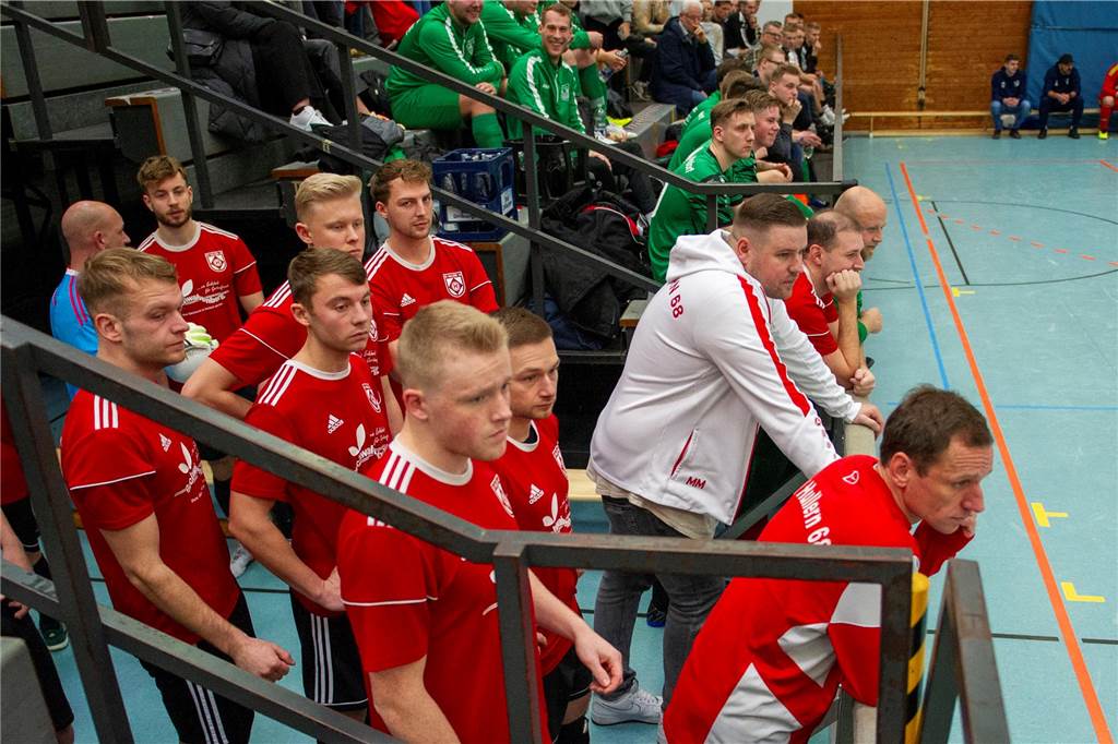 Hier gibt's die ersten Bilder von der Hallenfußball-Stadtmeisterschaft 2023 in Haltern.